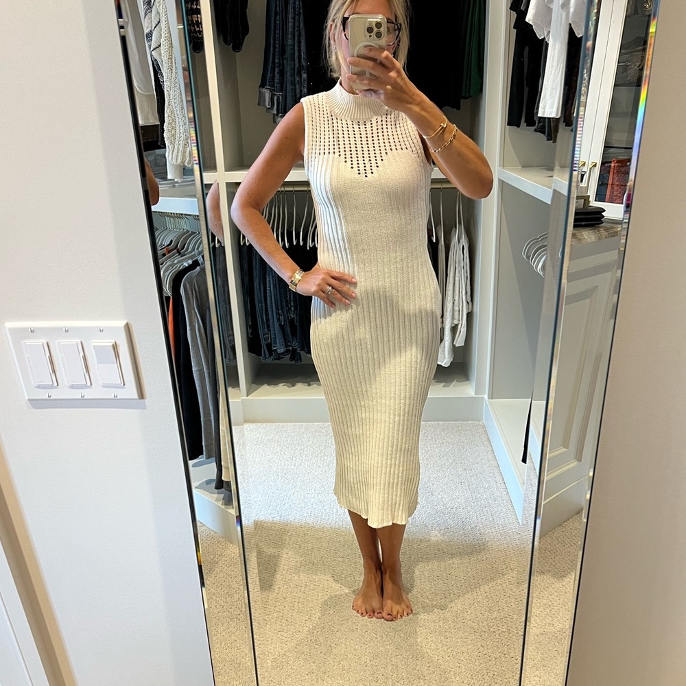 Zara long chenille dress, size Small
